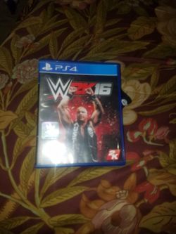 W2K16 ...WWE GAME FOR PS4 NEVER USED