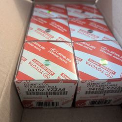 6X Toyota OEM oil filters 04152-YZZA6