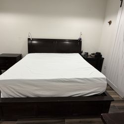 Ashley Furniture Bedroom Set – Bed Frame + Chest + Nightstands