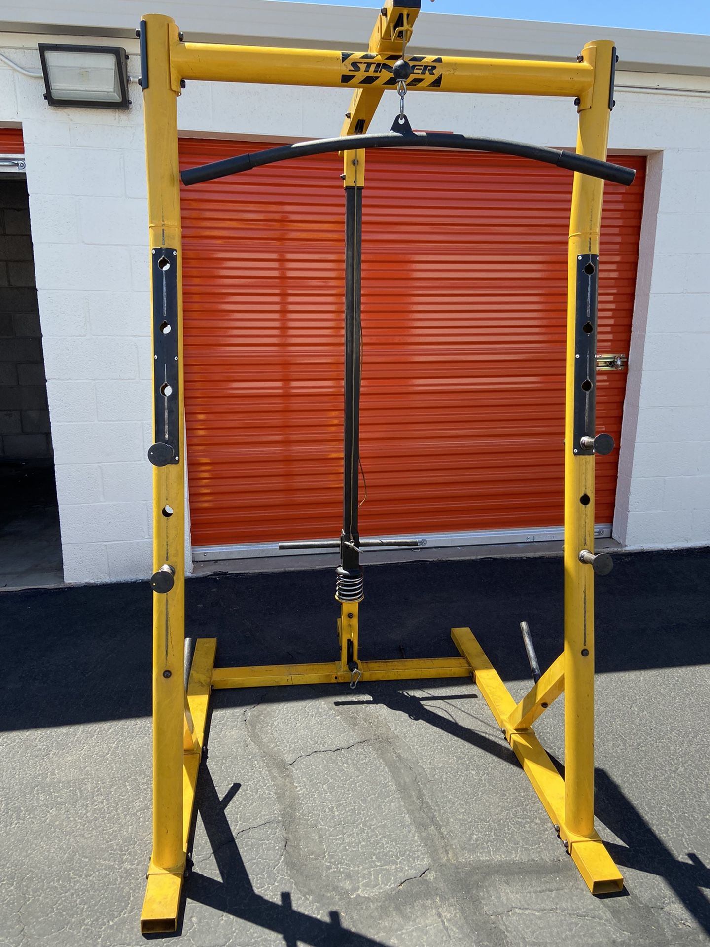 CAP "Stinger" Squat Rack With Lat Pulldown And Low Row for Sale in