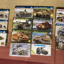 Military Model Kit Lot