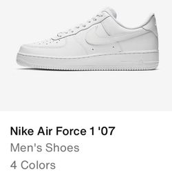 Size 7 Youth Nike Air Force 1 EXCELLENT CONDITION!!
