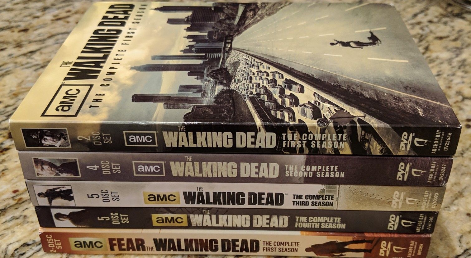 The Walking Dead Seasons 1-4/Fear The Walking Dead Season 1 DVD Set