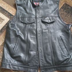 Leather Vest 