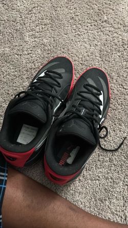 Puma Black and Red Mid-Top Sneakers size 14