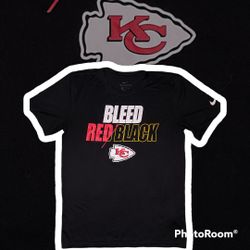 Nike Dri Fit KC Kansas City Chiefs BLEED RED/Black Size SM