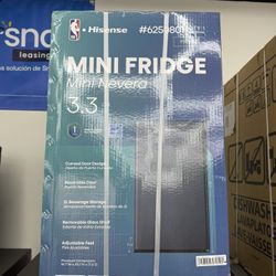 Brand new black mini fridge 