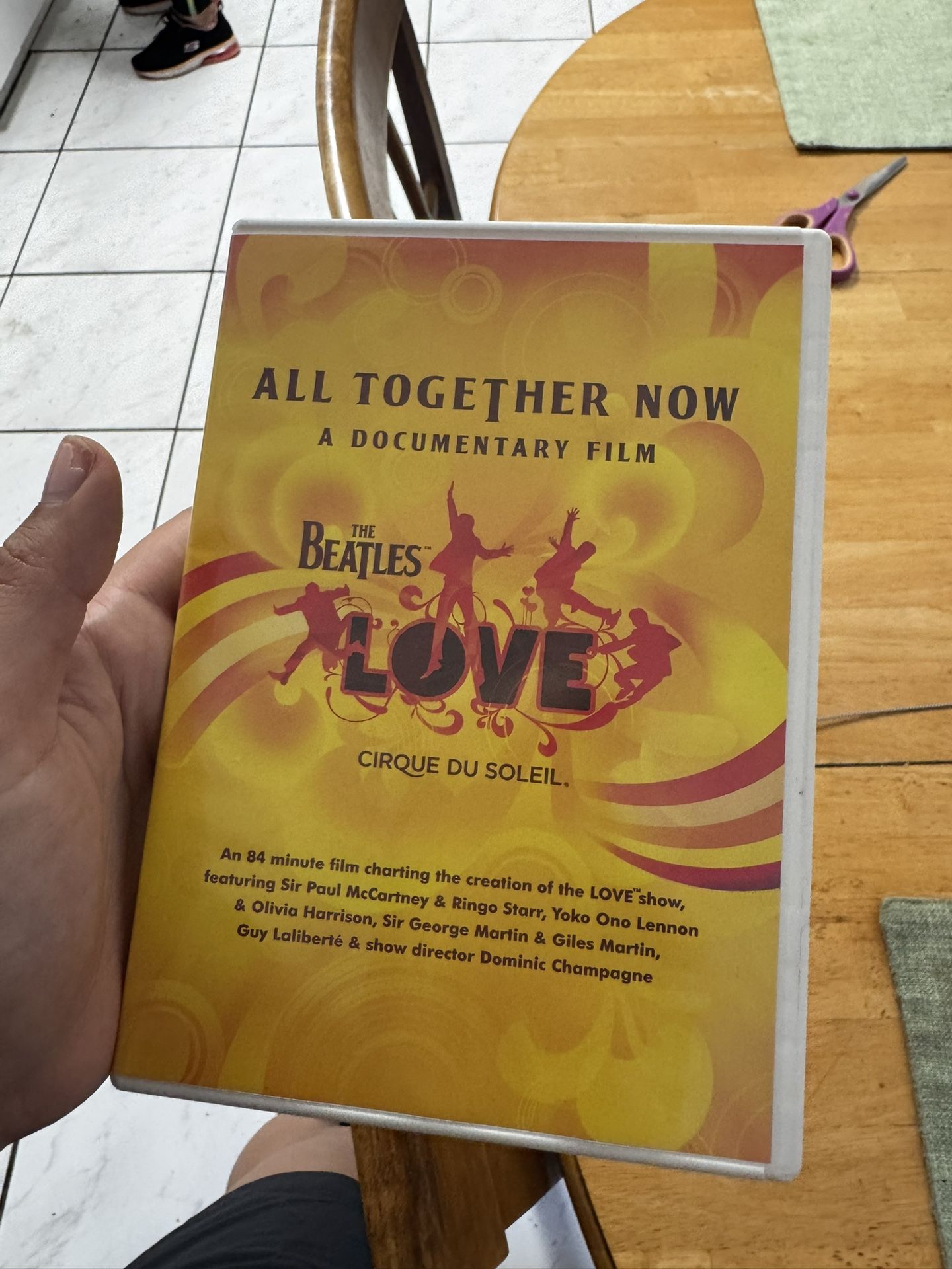 Beatles DVD LOVE By Cirque Du Soleil