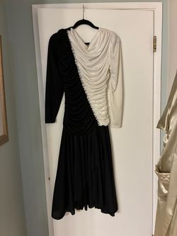 Evening cocktail length dress
