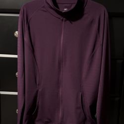 Women’s Size XL Lightweight Zipper Workout Jacket