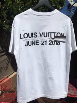 Louis Vuitton 2019 'Not Home' Invitiation T-Shirt - Blue T-Shirts, Clothing  - LOU660168