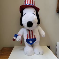 Snoopy USA Patriotic 4th Of July Independence DAY Door Greeter