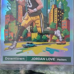2024 Panini Donruss - Downtown! Jordan Love #5 5x7