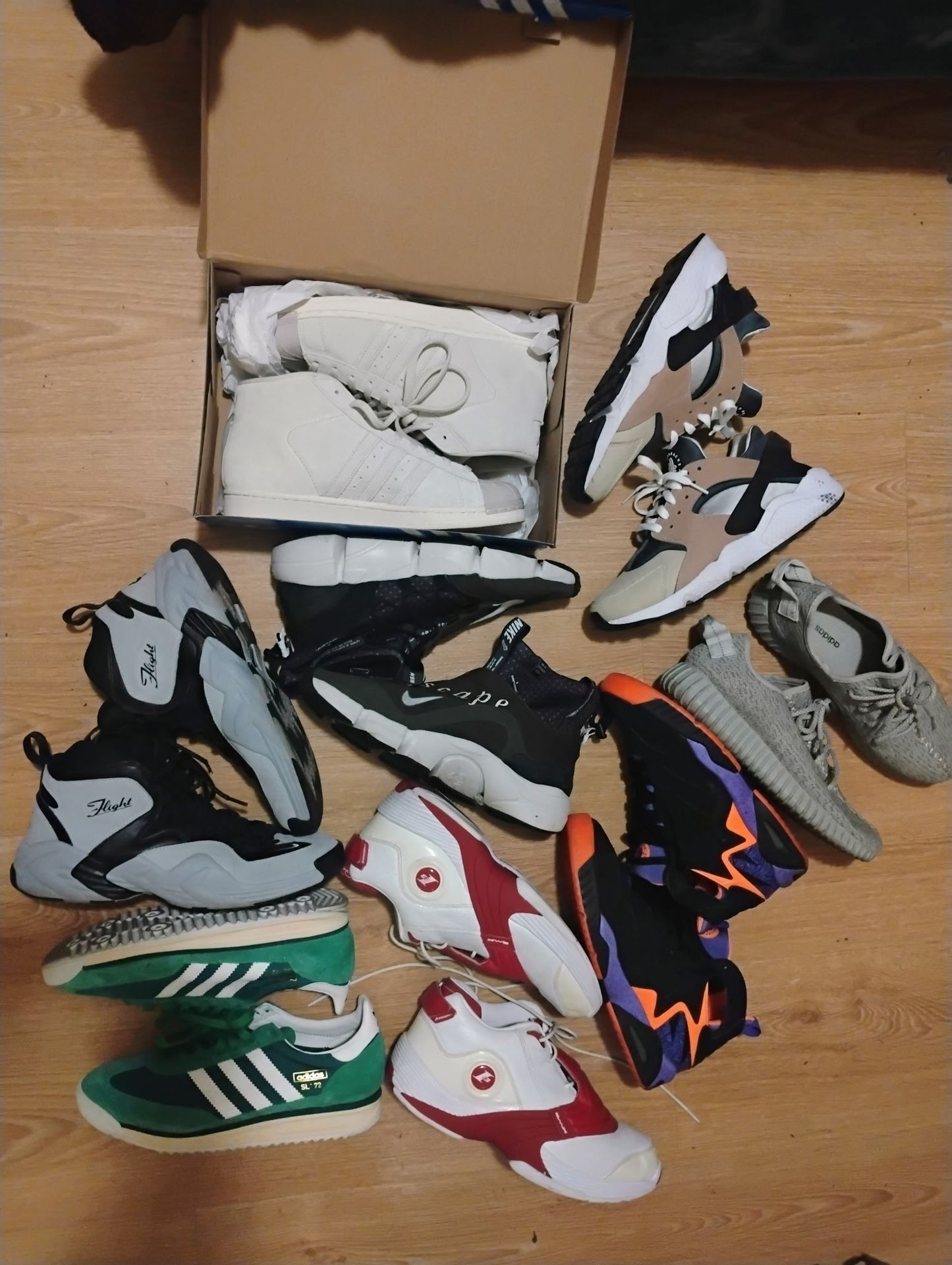 Shoe bundle nikes Reeboks Adidas yeezys