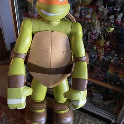 48” 4ft COLOSSAL Teenage Mutant Ninja Turtle TMNT Michelangelo Large Huge RARE