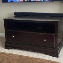 TV And Coffee Table Set - 2 Tables Total