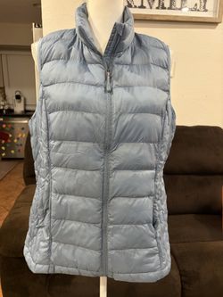 32 Degrees Heat Womens Lightweight Warmth Packable Vest - Light Blue