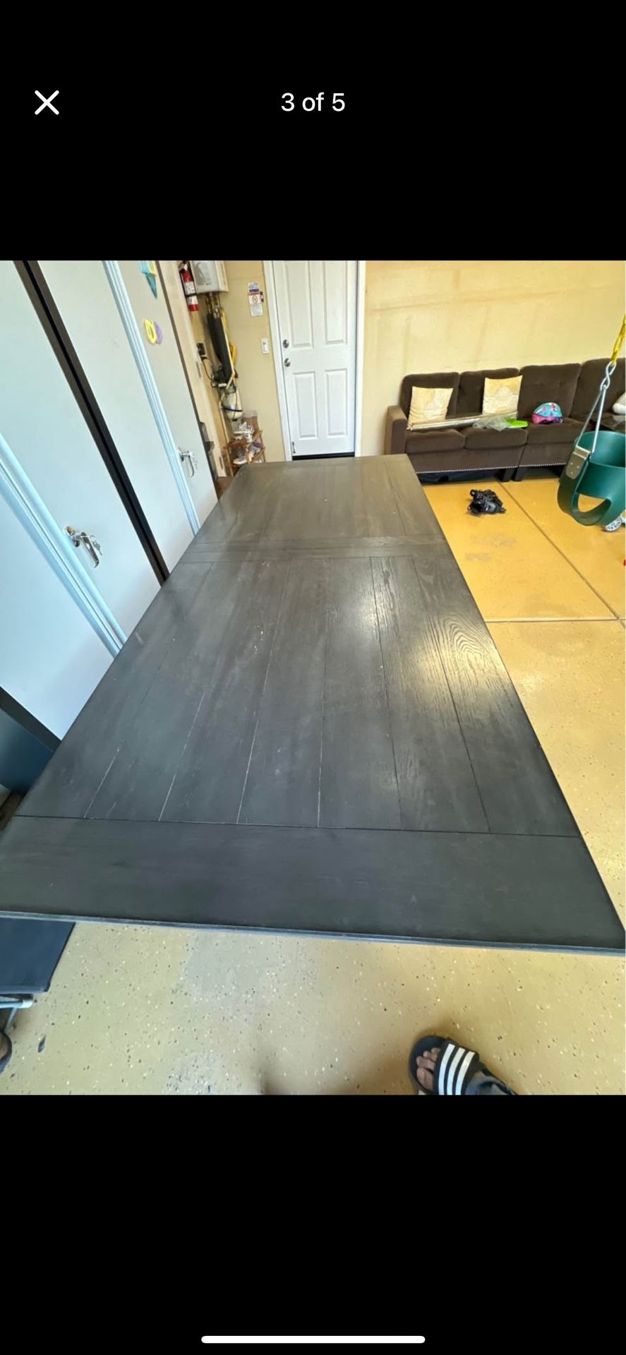 Wooden Dining Table With 8 Chairs