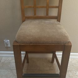 Wood bar stool 