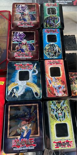8 Yugioh empty tins