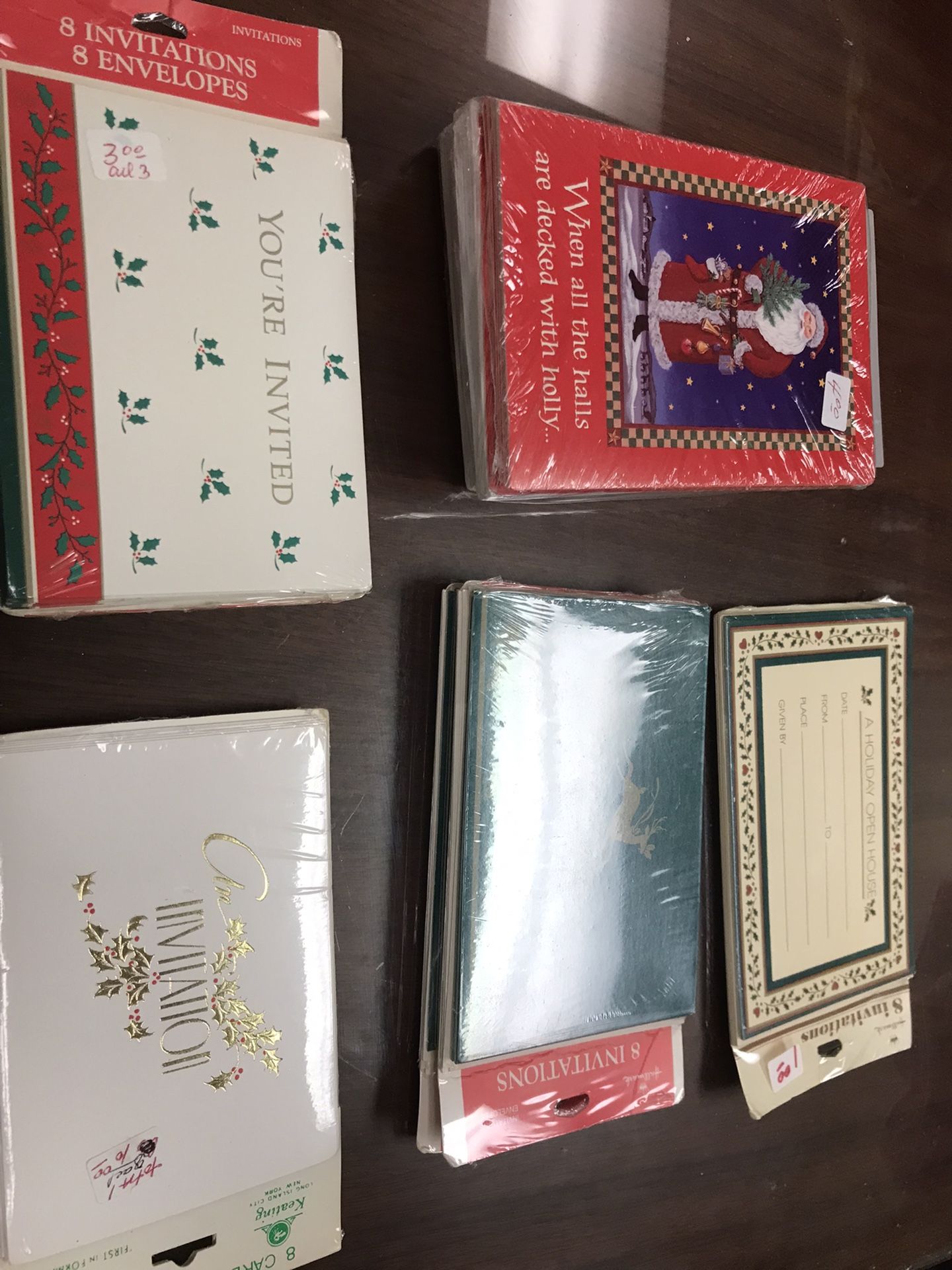 Assorted Holiday Invitations