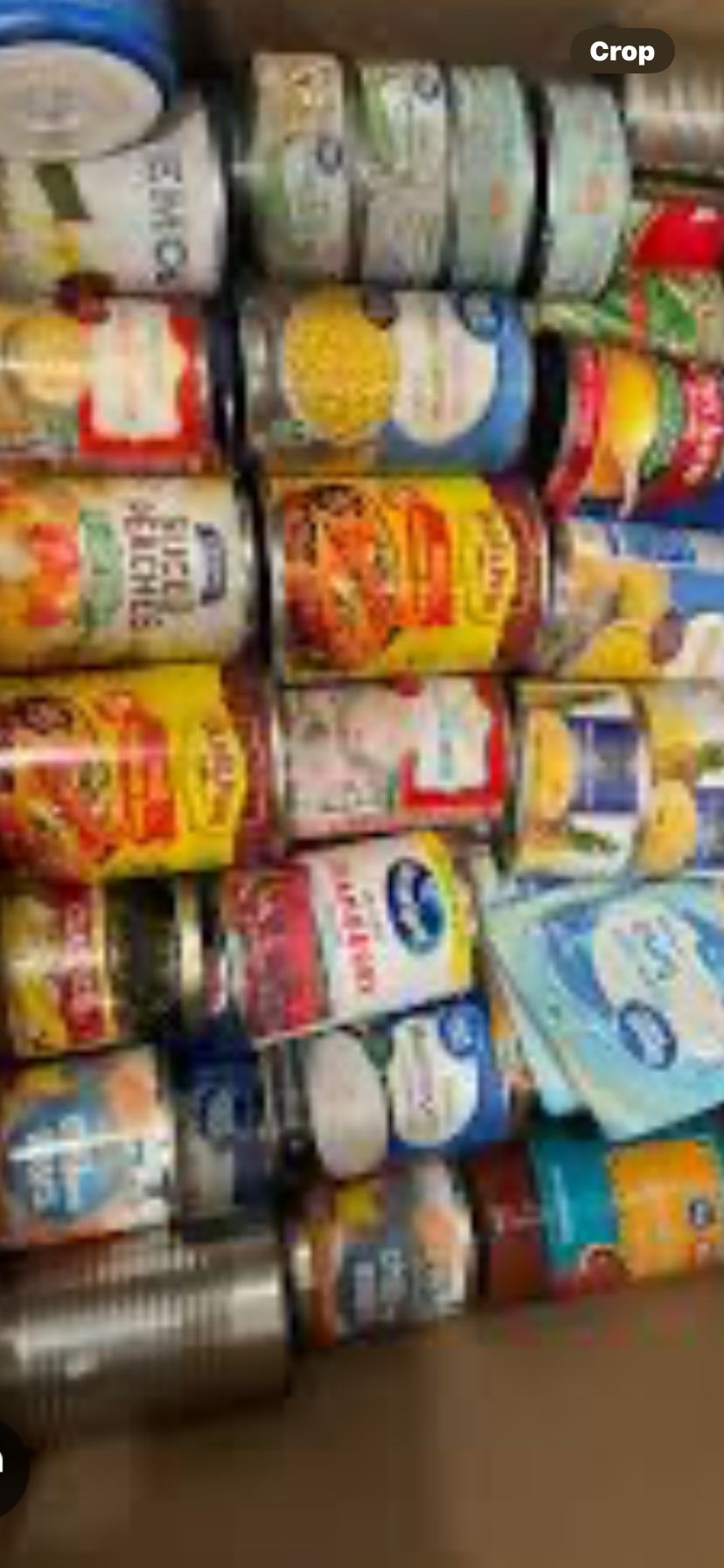 Food All Types Of Canned And Boxed Food