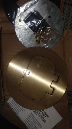 Brass Floor Box Cover