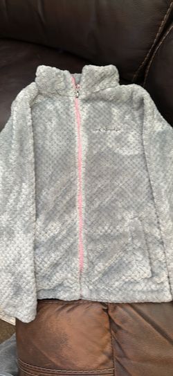 Girls gray Columbia jacket 10/12
