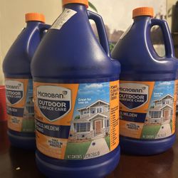 Microban Outdoor Surface Care 1 Gallon X3  