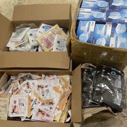 Lots Of 2000+ Face Masks Mixed (kids And Adults )