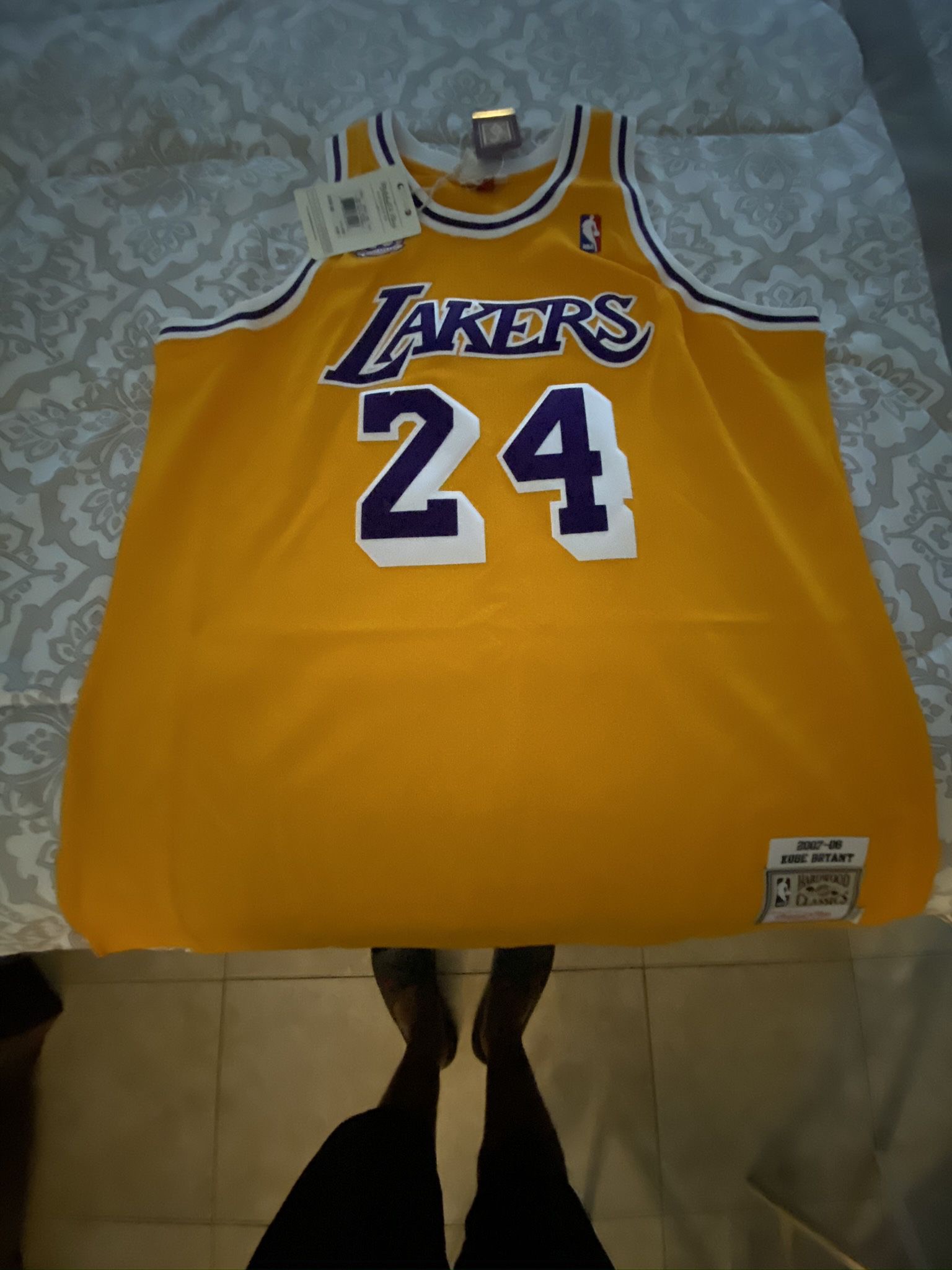 Mitchell And Ness Kobe Bryant 2007-08 Authentic Throwback Jersey 