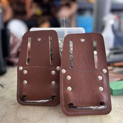 Steel Swinging Hammer Leather Holder 