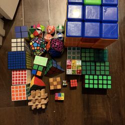 30 Different Rubix Cubes And Puzzles