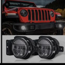 4 inch Smile LED Fog light For Jeep Wrangler JL & JT | Pair