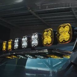 New Baja Designs Can-Am X3 Linkable 7 Light Pods Kit With Mount And Harness