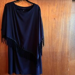 Black Dress W/Fringe