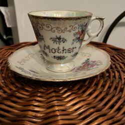 Fine China Tea Cup And Saucer Set