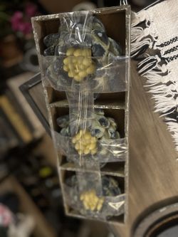 Decorative Candle Flower Ser With Wood Stand 