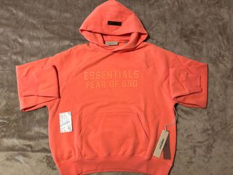 NEW Fear of God Essentials Coral Hoodie (Size XS, S, XL)100% Authentic ✅