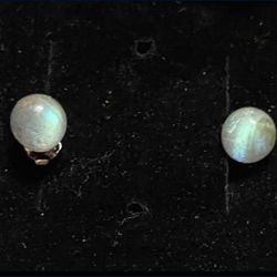 Natural Moonstone Earrings 925