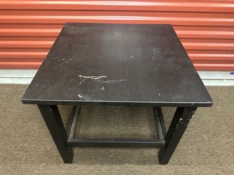 Ikea Black Wood End Table