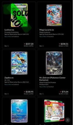 Pokémon Cards FOR SALE
