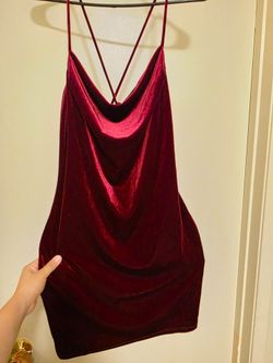 Burgundy Dress