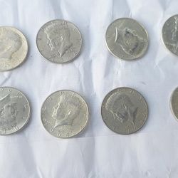1964 Kennedy Halves 90%