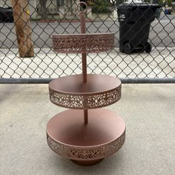 Rose Gold Cake Stands