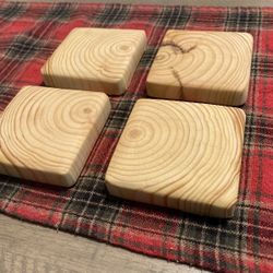 Handmade Coasters, 4 Pack