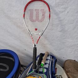 Tennis Racquets with cases Wilson Federer