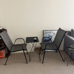 2 Chair Set- Outdoor Or Indoor