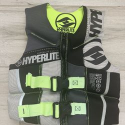 Hyperlite Youth Life Jacket Vest – 50–90 lbs – Like New Condition