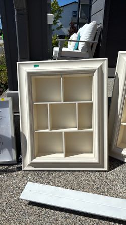 Pottery Barn Shadow box with Shelves 2 available